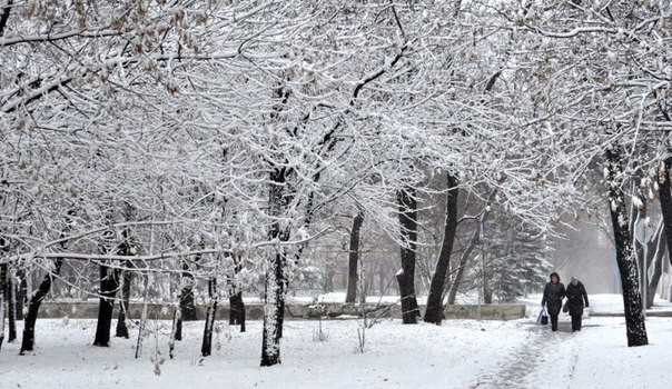 Donezk im Winter