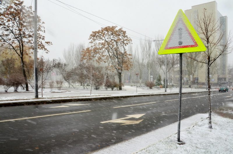 Donezk im Winter