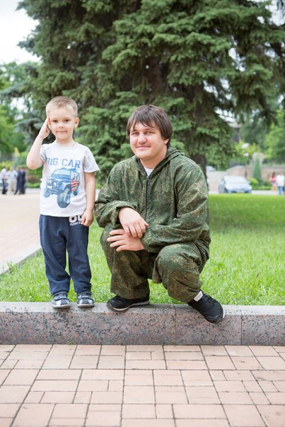 Menschen aus Donbass