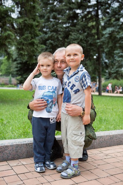 Menschen aus Donbass