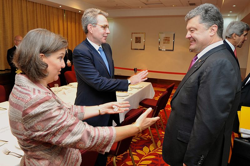 Nuland and Poroschenko in Warsawa